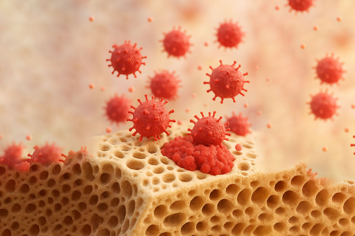 Breast cancer spread to bones